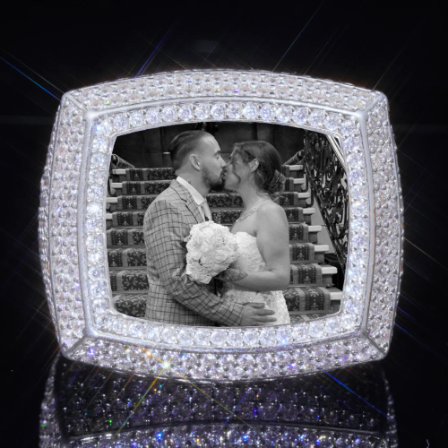 3D CUSTOM PICTURE ICED RING