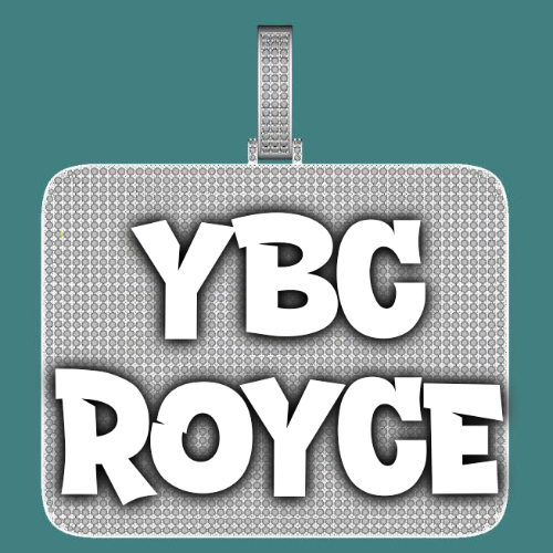 CUSTOM LETTER NECKLACE 3D BIG SQUARE