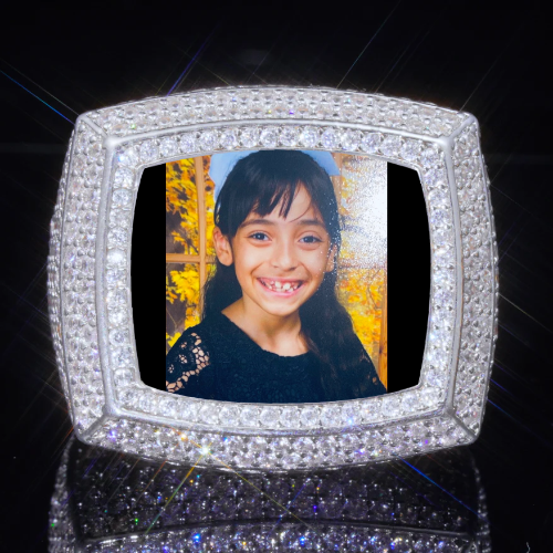 3D CUSTOM PICTURE ICED RING