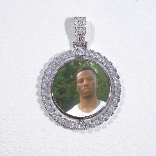 3D Spinning 2-Faced Custom Picture Pendant