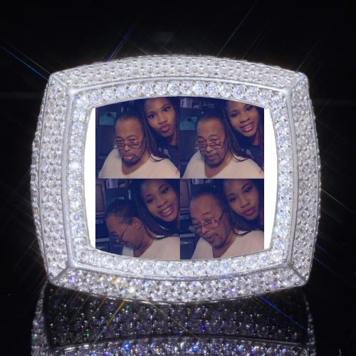 3D CUSTOM PICTURE ICED RING