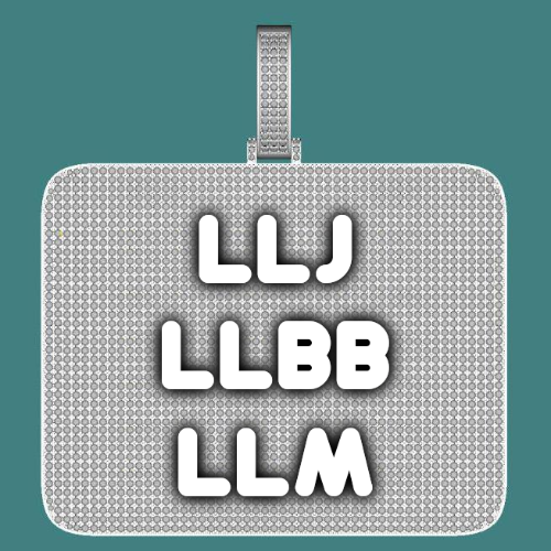 CUSTOM LETTER NECKLACE 3D BIG SQUARE