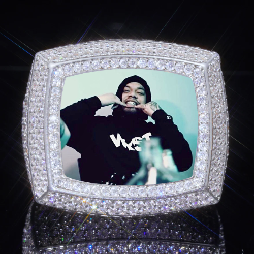 3D CUSTOM PICTURE ICED RING