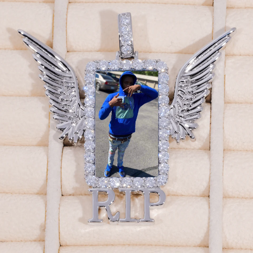 RIP WING 3D CUSTOM PICTURE PENDANT