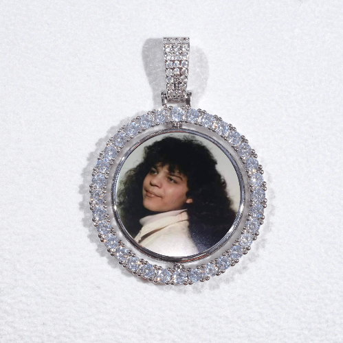 3D Spinning 2-Faced Custom Picture Pendant