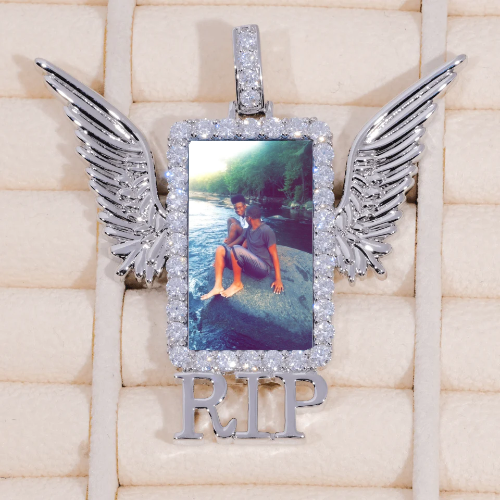 RIP WING 3D CUSTOM PICTURE PENDANT