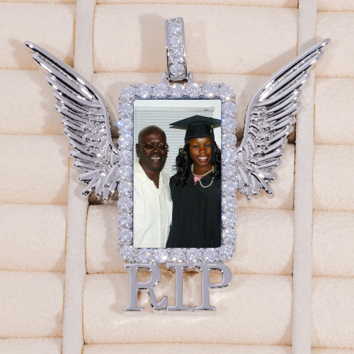 RIP WING 3D CUSTOM PICTURE PENDANT