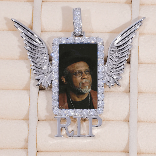RIP WING 3D CUSTOM PICTURE PENDANT