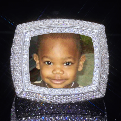 3D CUSTOM PICTURE ICED RING