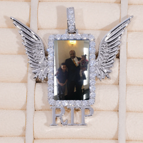 RIP WING 3D CUSTOM PICTURE PENDANT