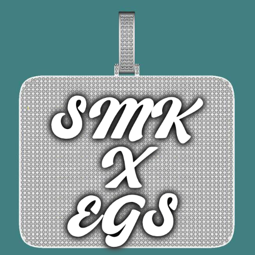 CUSTOM LETTER NECKLACE 3D BIG SQUARE