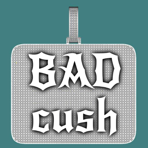 CUSTOM LETTER NECKLACE 3D BIG SQUARE
