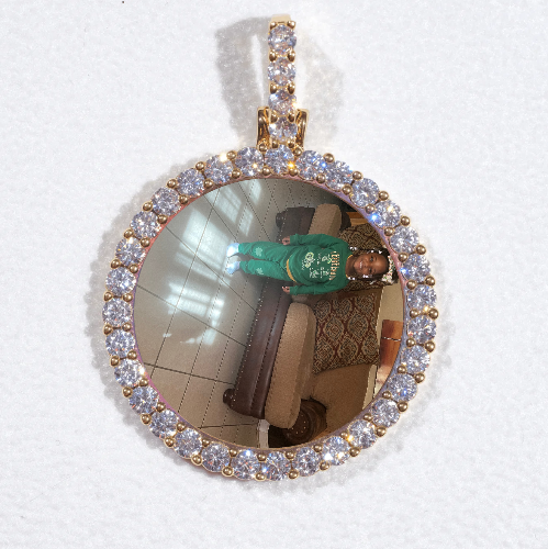 3D CIRCLE CUSTOM PICTURE PENDANT SMALL SIZE