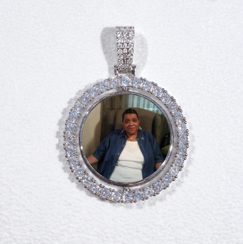 3D Spinning 2-Faced Custom Picture Pendant