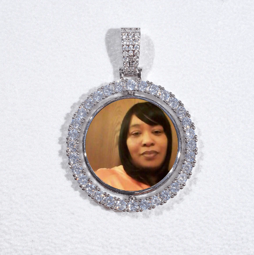 3D Spinning 2-Faced Custom Picture Pendant