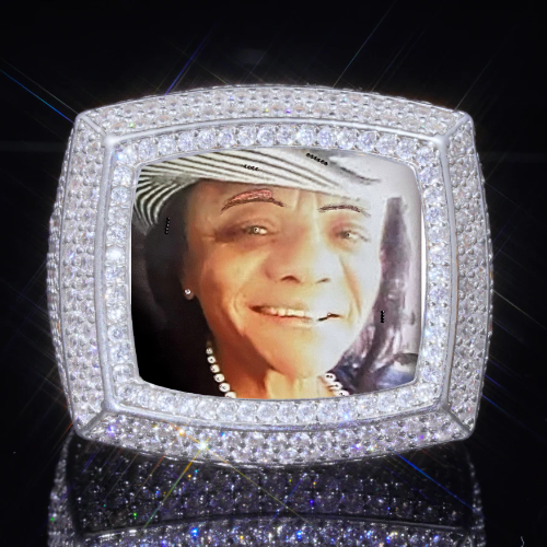 3D CUSTOM PICTURE ICED RING