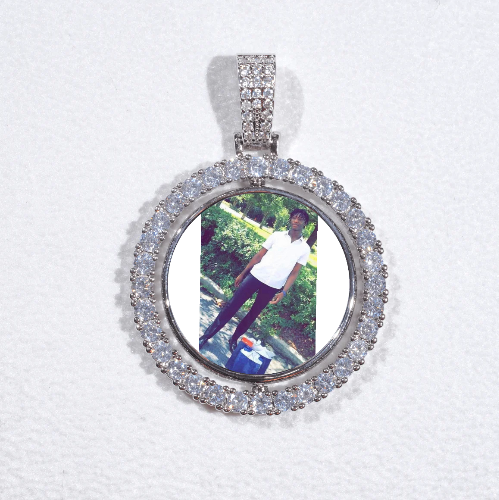 3D Spinning 2-Faced Custom Picture Pendant
