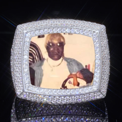 3D CUSTOM PICTURE ICED RING