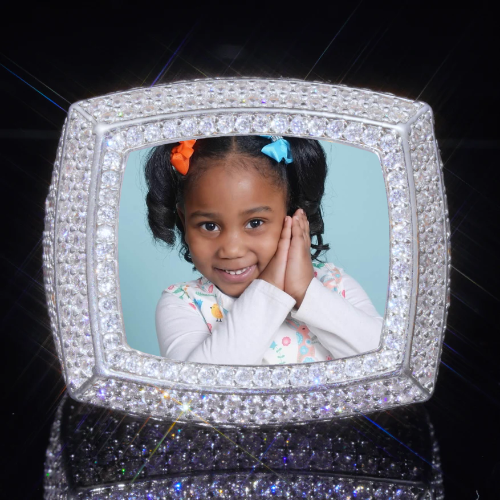 3D CUSTOM PICTURE ICED RING