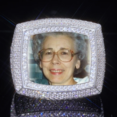 3D CUSTOM PICTURE ICED RING