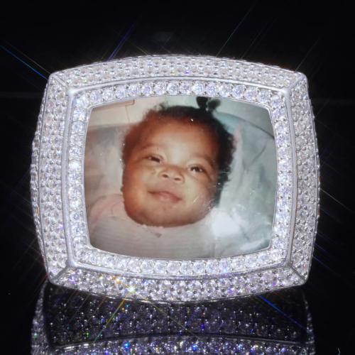 3D CUSTOM PICTURE ICED RING