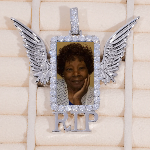 RIP WING 3D CUSTOM PICTURE PENDANT