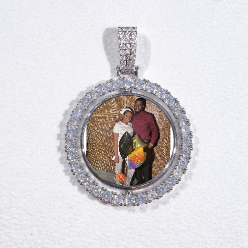 3D Spinning 2-Faced Custom Picture Pendant