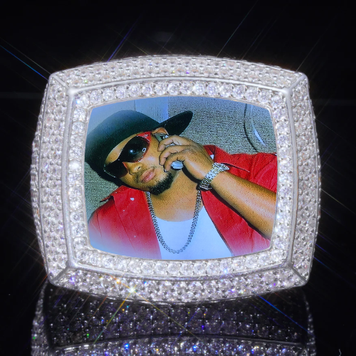 3D CUSTOM PICTURE ICED RING