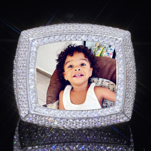 3D CUSTOM PICTURE ICED RING