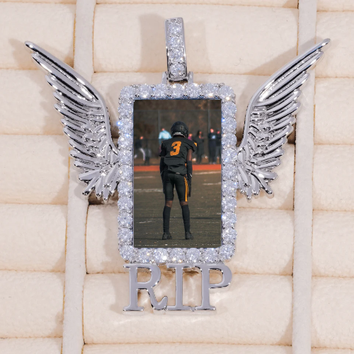 RIP WING 3D CUSTOM PICTURE PENDANT