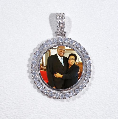 3D Spinning 2-Faced Custom Picture Pendant