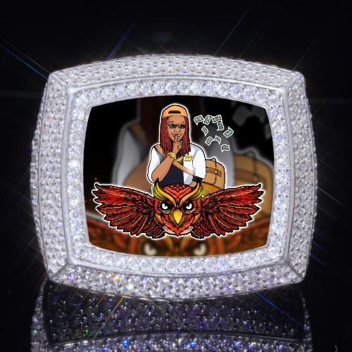 3D CUSTOM PICTURE ICED RING