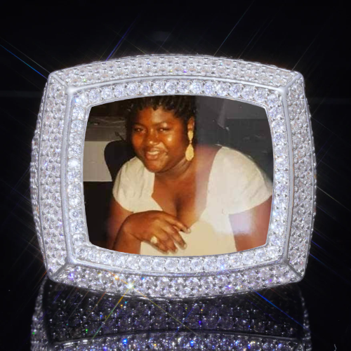 3D CUSTOM PICTURE ICED RING