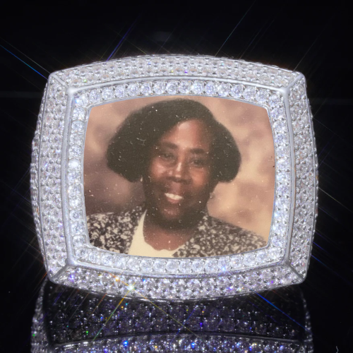 3D CUSTOM PICTURE ICED RING