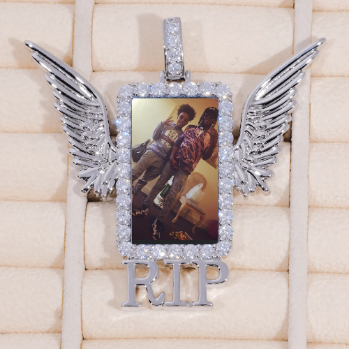RIP WING 3D CUSTOM PICTURE PENDANT