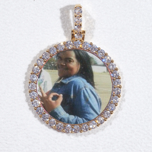 3D CIRCLE CUSTOM PICTURE PENDANT SMALL SIZE