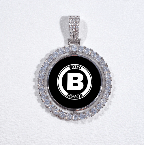 3D Spinning 2-Faced Custom Picture Pendant