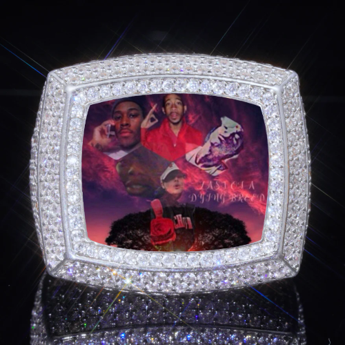 3D CUSTOM PICTURE ICED RING