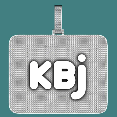 CUSTOM LETTER NECKLACE 3D BIG SQUARE