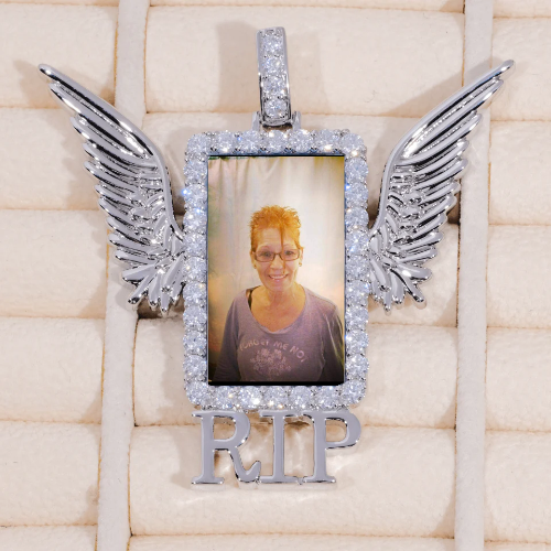 RIP WING 3D CUSTOM PICTURE PENDANT