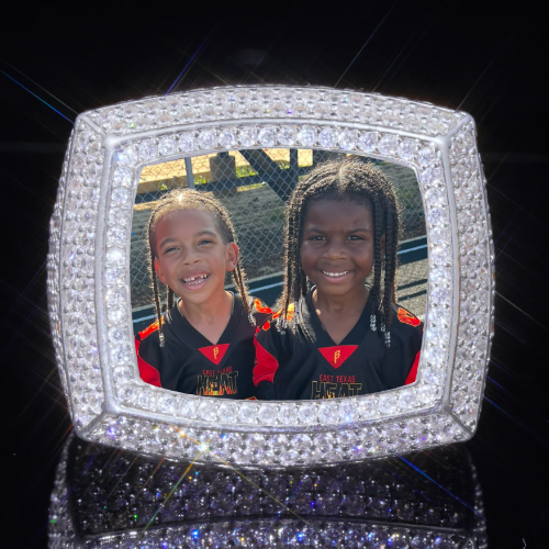 3D CUSTOM PICTURE ICED RING