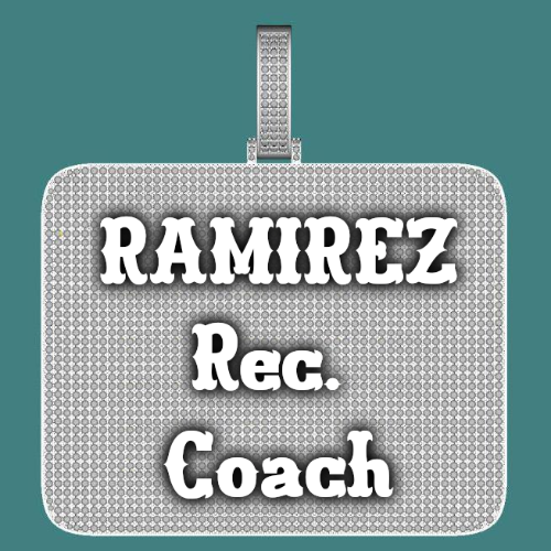 CUSTOM LETTER NECKLACE 3D BIG SQUARE