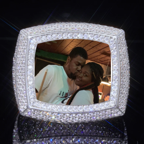 3D CUSTOM PICTURE ICED RING