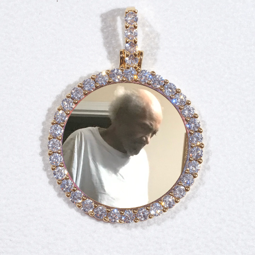 3D CIRCLE CUSTOM PICTURE PENDANT SMALL SIZE