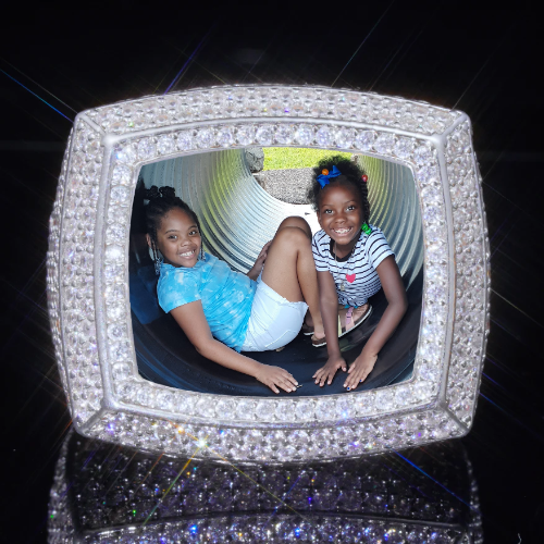 3D CUSTOM PICTURE ICED RING
