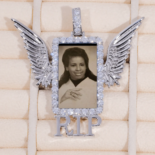 RIP WING 3D CUSTOM PICTURE PENDANT