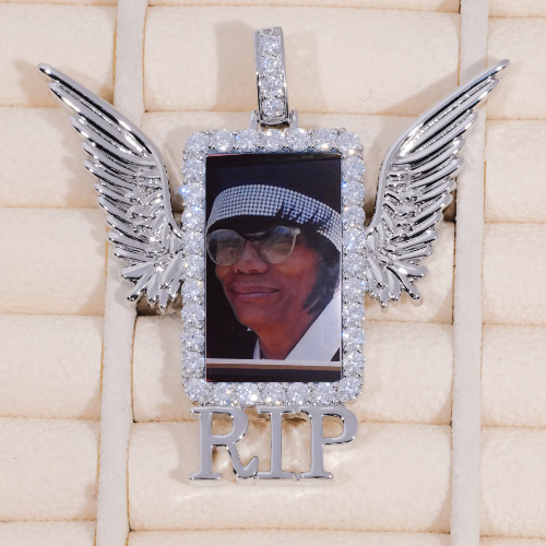 RIP WING 3D CUSTOM PICTURE PENDANT