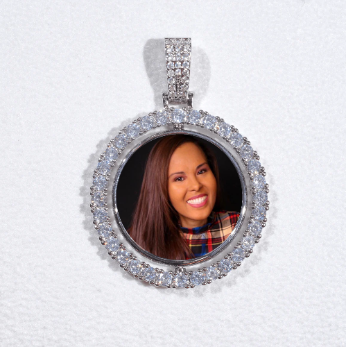 3D Spinning 2-Faced Custom Picture Pendant
