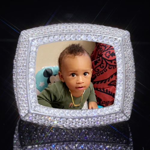3D CUSTOM PICTURE ICED RING