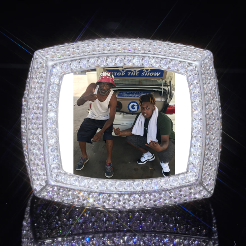 3D CUSTOM PICTURE ICED RING